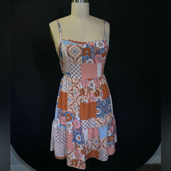 Altar’d State Patchwork Dress - Picture 2 of 3